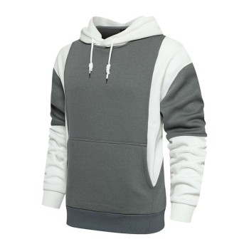 New Fashion Colorblock Men's Trendy Hoodie