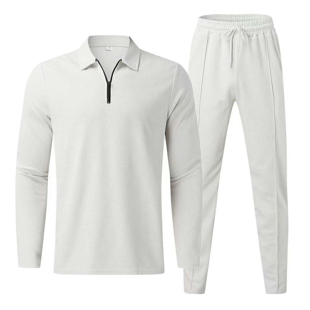 Men's Long Sleeve Polo Shirt Set Men's Long Sleeve Polo Shirt Set