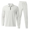 Men's Long Sleeve Polo Shirt Set Men's Long Sleeve Polo Shirt Set