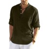 New Spring Summer Men's Comfortable Breathable Linen Shirt New Spring Summer Men's Comfortable Breathable Linen Shirt