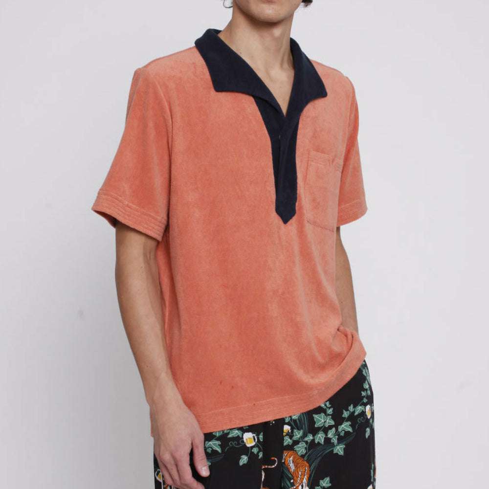 New V-neck short-sleeved POLO shirt P1141