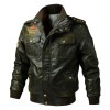 Soft Slim Men's Autumn and Winter Leather Jacket Soft Slim Men's Autumn and Winter Leather Jacket