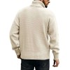Men's Solid Color Long Sleeve Knit Turtleneck Sweater Men's Solid Color Long Sleeve Knit Turtleneck Sweater