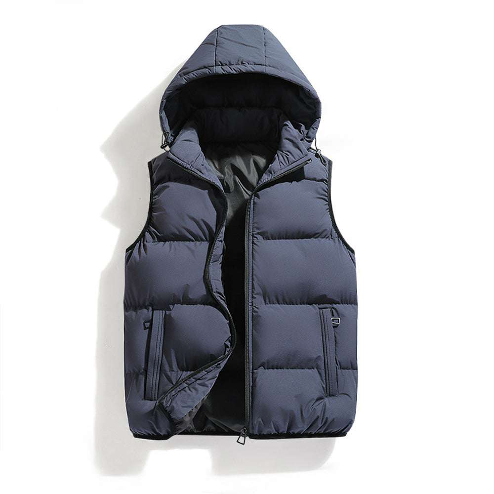 Men's Hooded Cotton Tank Top