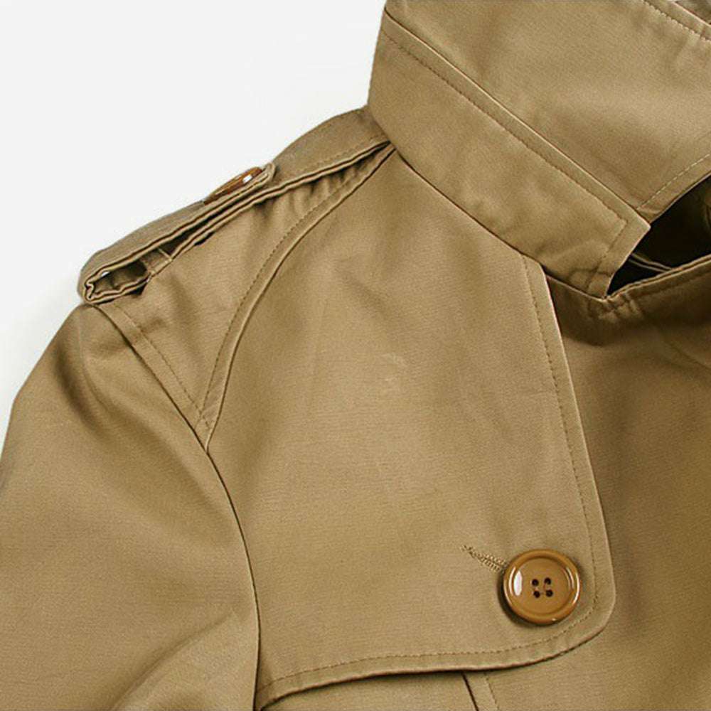 New Men's Slim Solid Color Long Sleeve Windbreaker