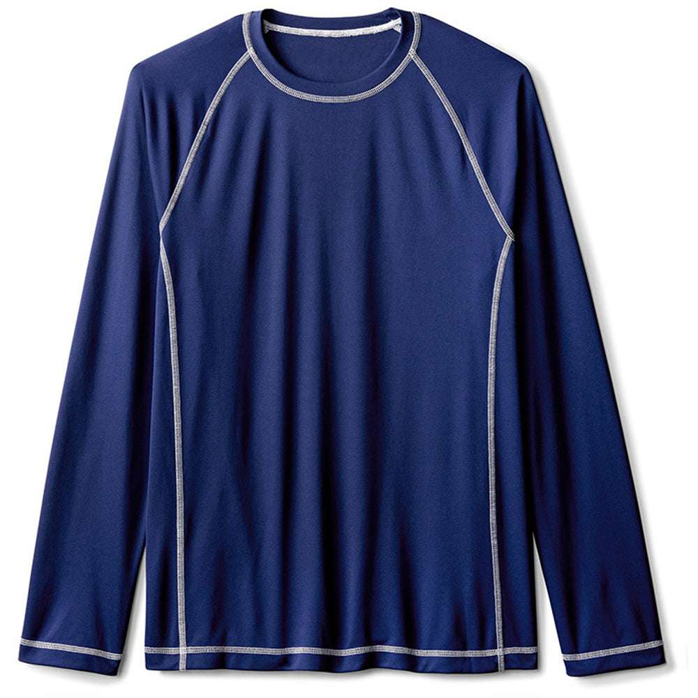 New Men's Fashion Solid Color Raglan Sleeve Loose Long Sleeve T-Shirt New Men's Fashion Solid Color Raglan Sleeve Loose Long Sleeve T-Shirt