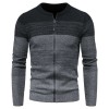 Men's Fashion Motley Knit Sweater Cardigan P1232