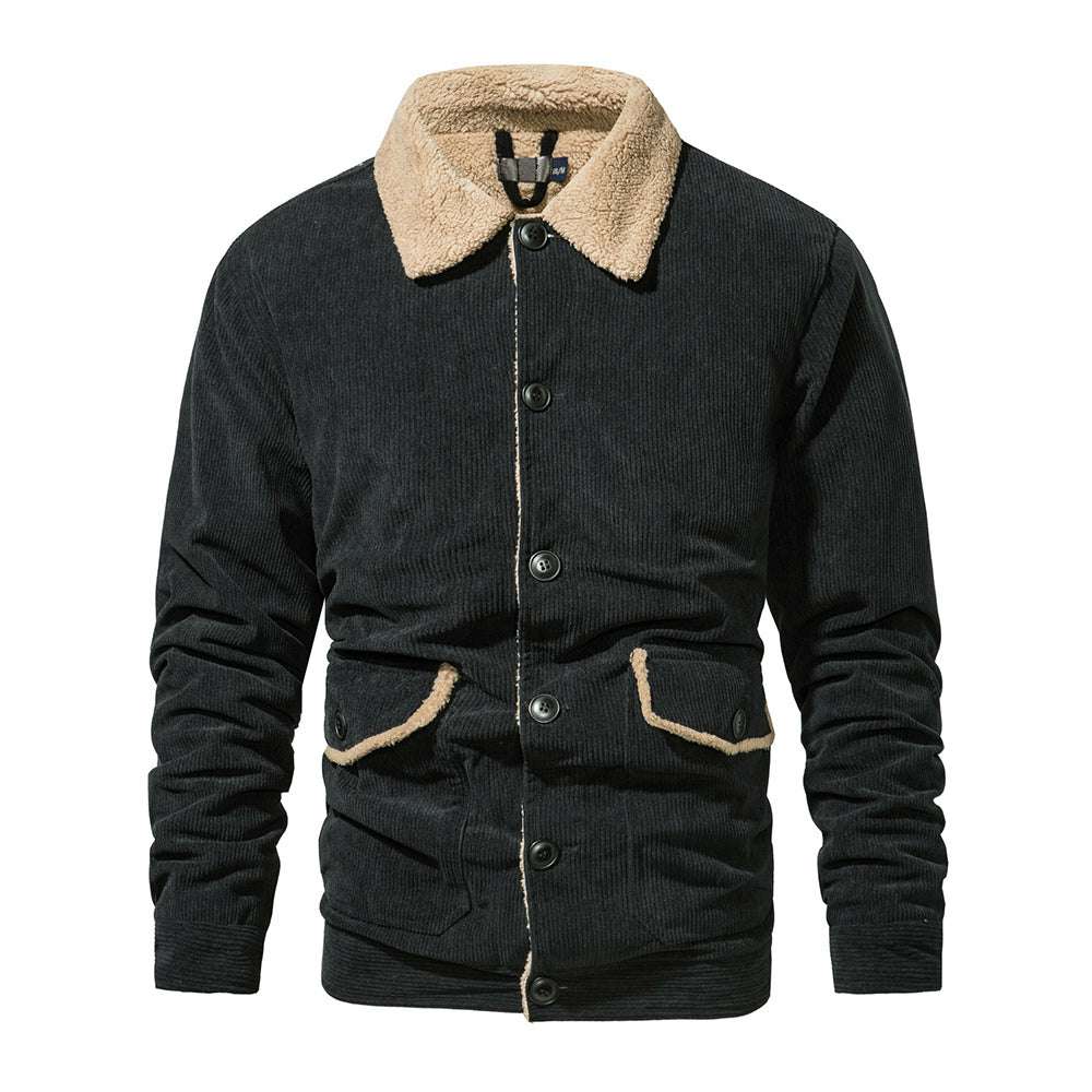 Men's Corduroy Sherlock Lapel Loose Jacket