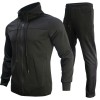 Men's casual color contrast sports two-piece set
