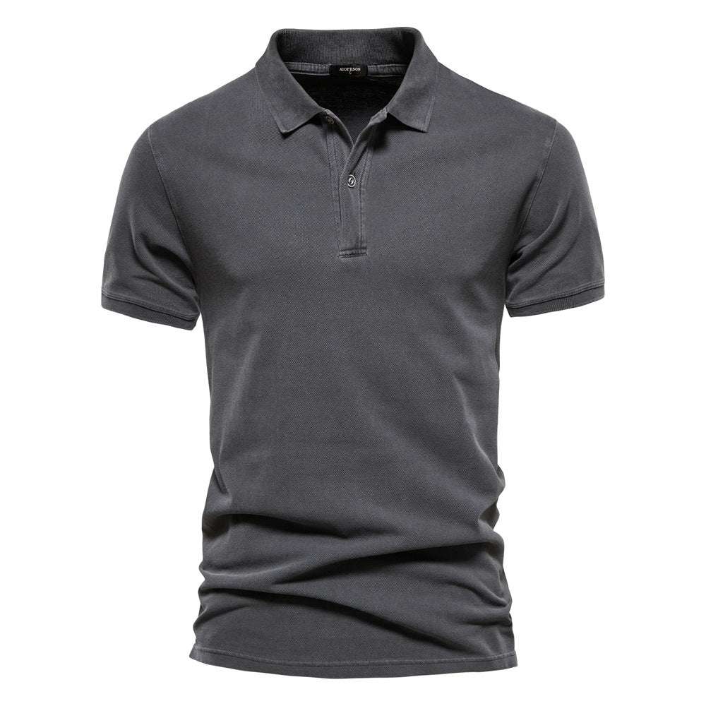 Summer new men's pure cotton polo shirt P1119 Summer new men's pure cotton polo shirt P1119