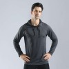 Men's Long Sleeve Hooded Quick Dry Sports Sweatshirt P1172