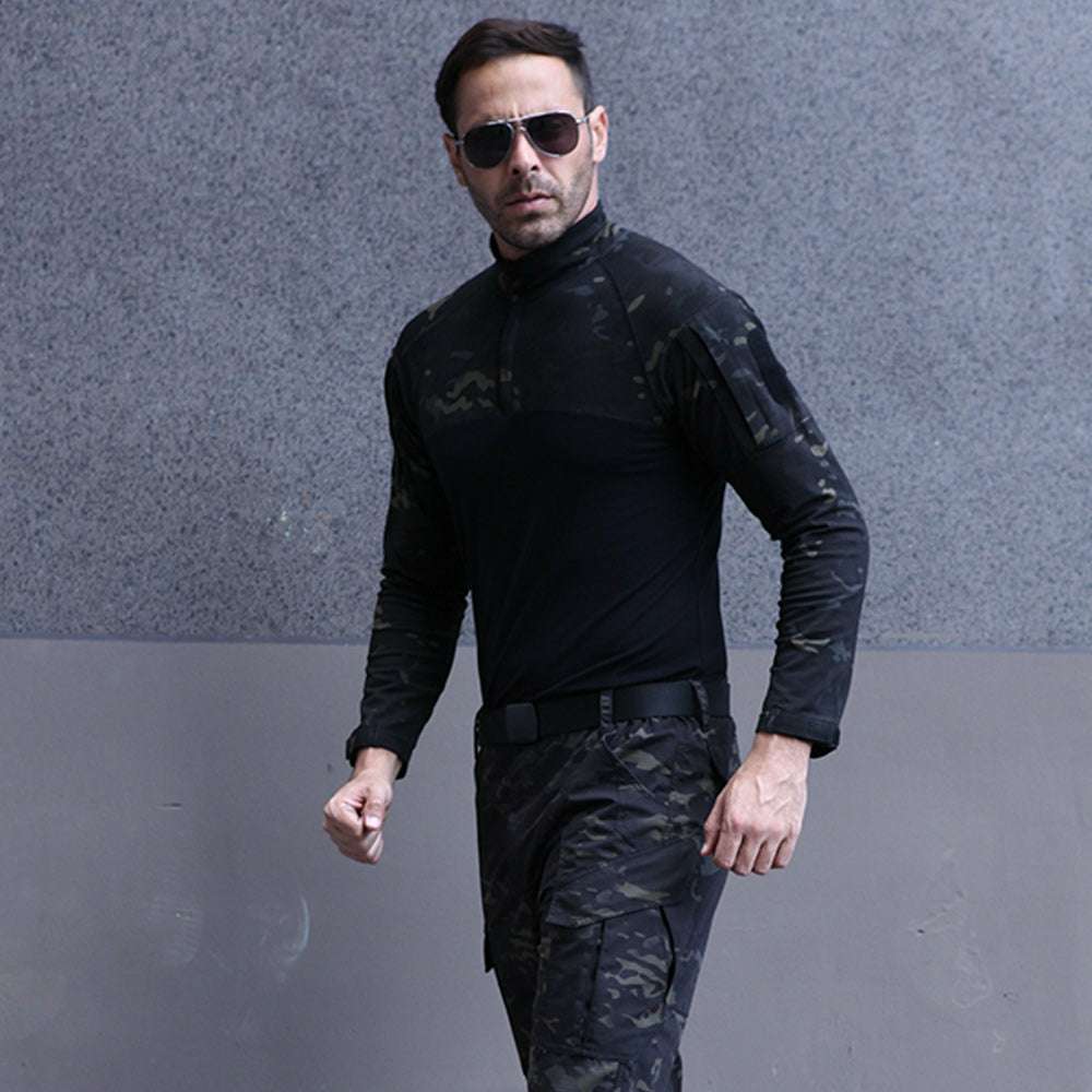 Men's Camo Uniform Tactical Long Sleeve Men's Camo Uniform Tactical Long Sleeve
