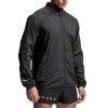 Men's Solid Color Stand Collar Zip Loose Jacket P1258