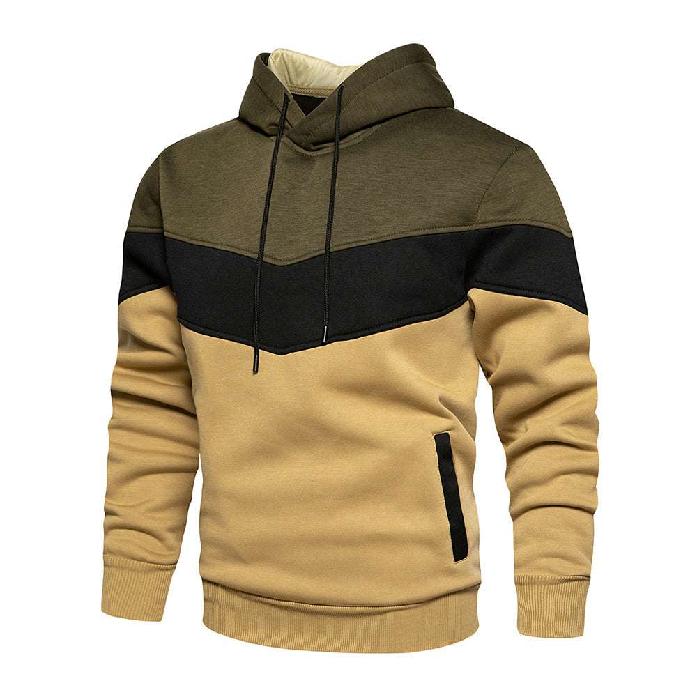 Couple's Fashion Colorblock Fleece Sweatshirt