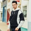 New Fashion Colorblock Men's Trendy Hoodie