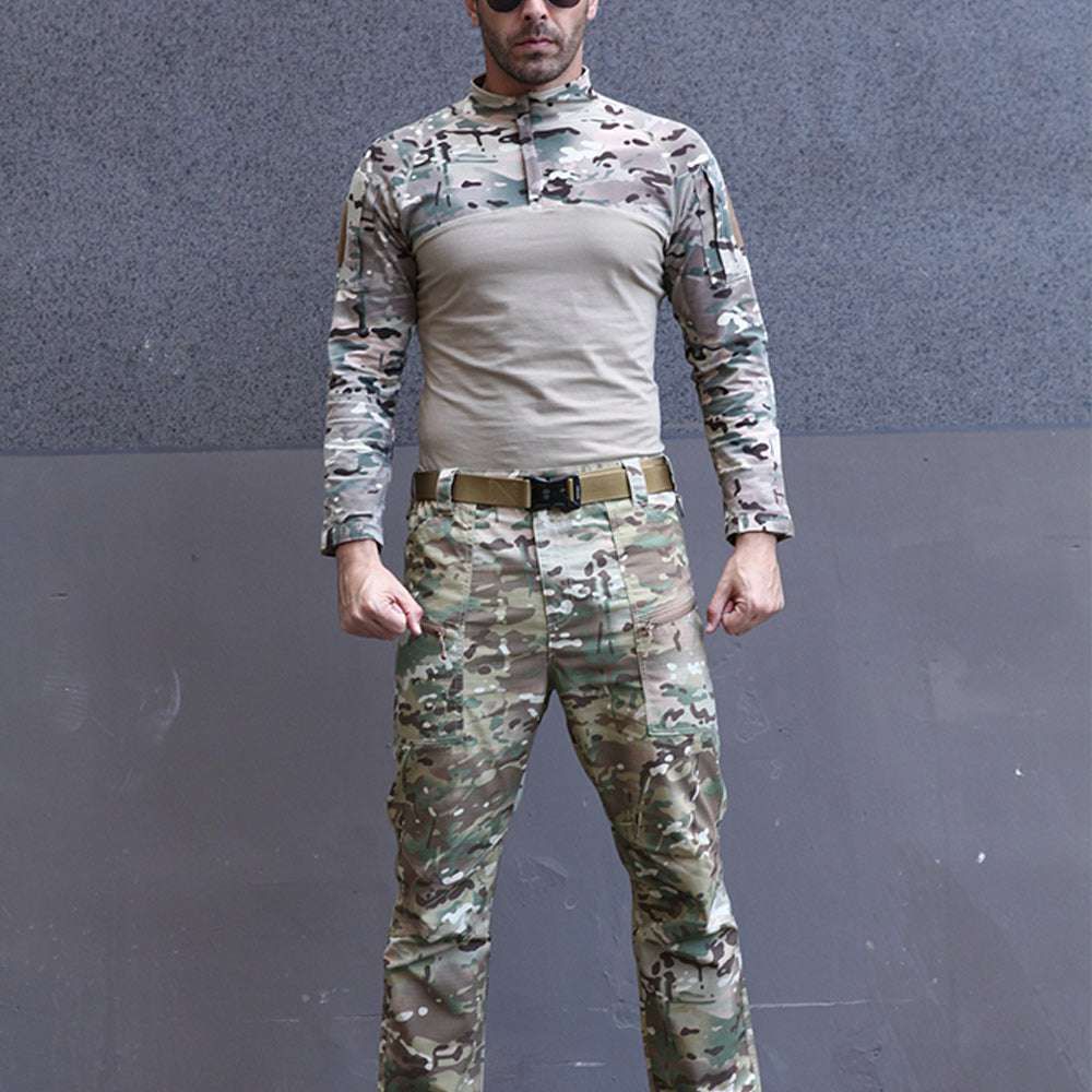 Men's Camo Uniform Tactical Long Sleeve Men's Camo Uniform Tactical Long Sleeve