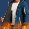 Fleece-lined outdoor reflective jacket Fleece-lined outdoor reflective jacket