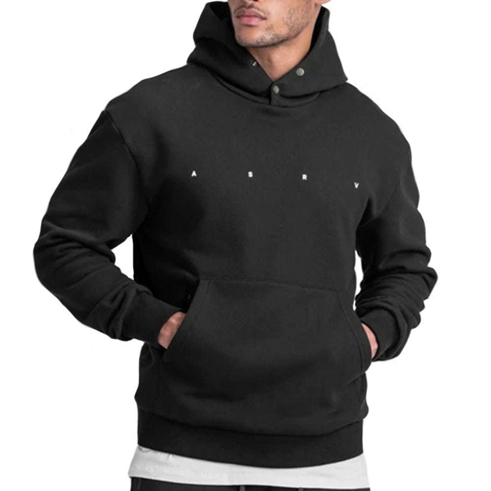 Men's Loose Letter Print Hooded Casual Sweatshirt Men's Loose Letter Print Hooded Casual Sweatshirt