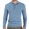 Men's Button Lapel Solid Color Slim Knitted Base Layer Shirt P1134 Men's Button Lapel Solid Color Slim Knitted Base Layer Shirt P1134