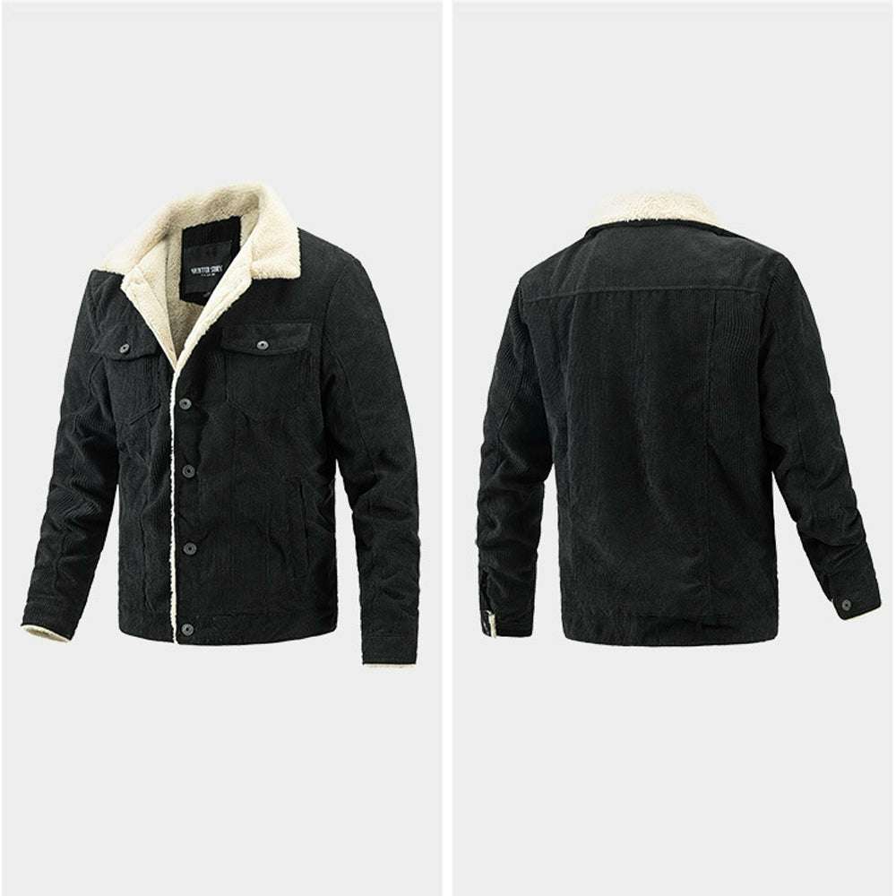 Men's Corduroy Fleece Fashion Thermal Jacket Men's Corduroy Fleece Fashion Thermal Jacket