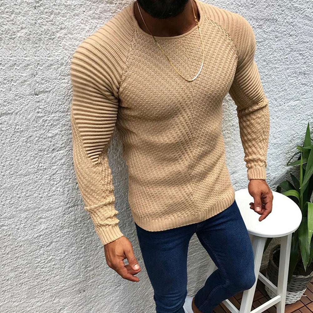 Autumn / Winter Men's Classic Long Sleeve Crew Neck Pullover Sweater P1179 Autumn / Winter Men's Classic Long Sleeve Crew Neck Pullover Sweater P1179