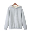 Fashion plus fleece hooded warm sports sweater