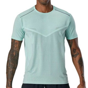 Round Neck Short Sleeve Sports T-Shirt