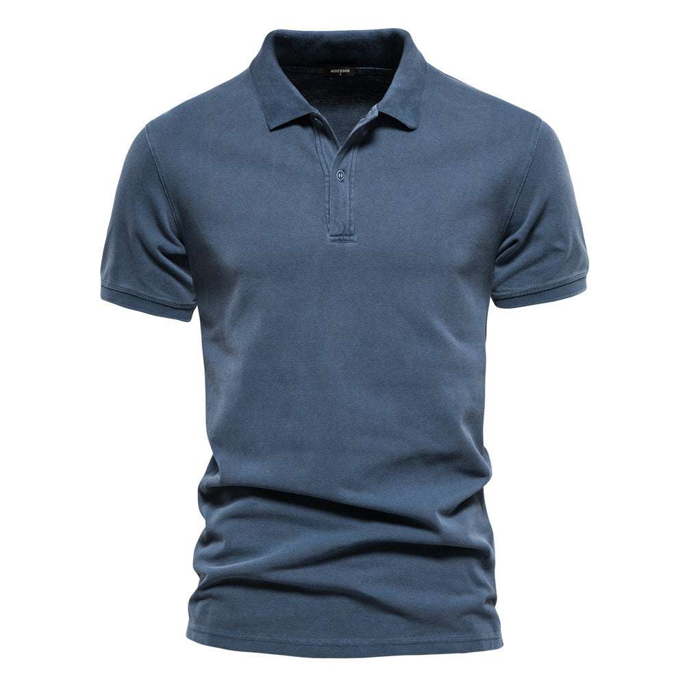 Summer new men's pure cotton polo shirt P1119 Summer new men's pure cotton polo shirt P1119