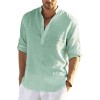 New Spring Summer Men's Comfortable Breathable Linen Shirt New Spring Summer Men's Comfortable Breathable Linen Shirt