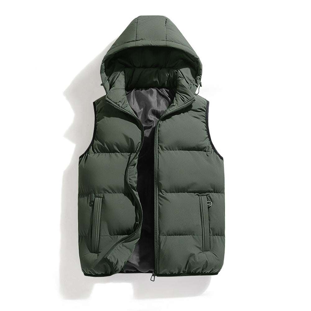 Men's Hooded Cotton Tank Top