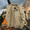Men's lamb fleece Lapel Solid Color Jacket Men's lamb fleece Lapel Solid Color Jacket