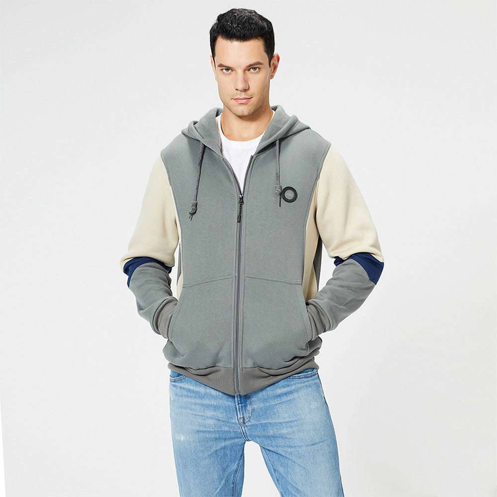 New Men's Fashion Colorblock Contrast Cardigan P1275 New Men's Fashion Colorblock Contrast Cardigan P1275