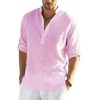 New Spring Summer Men's Comfortable Breathable Linen Shirt New Spring Summer Men's Comfortable Breathable Linen Shirt