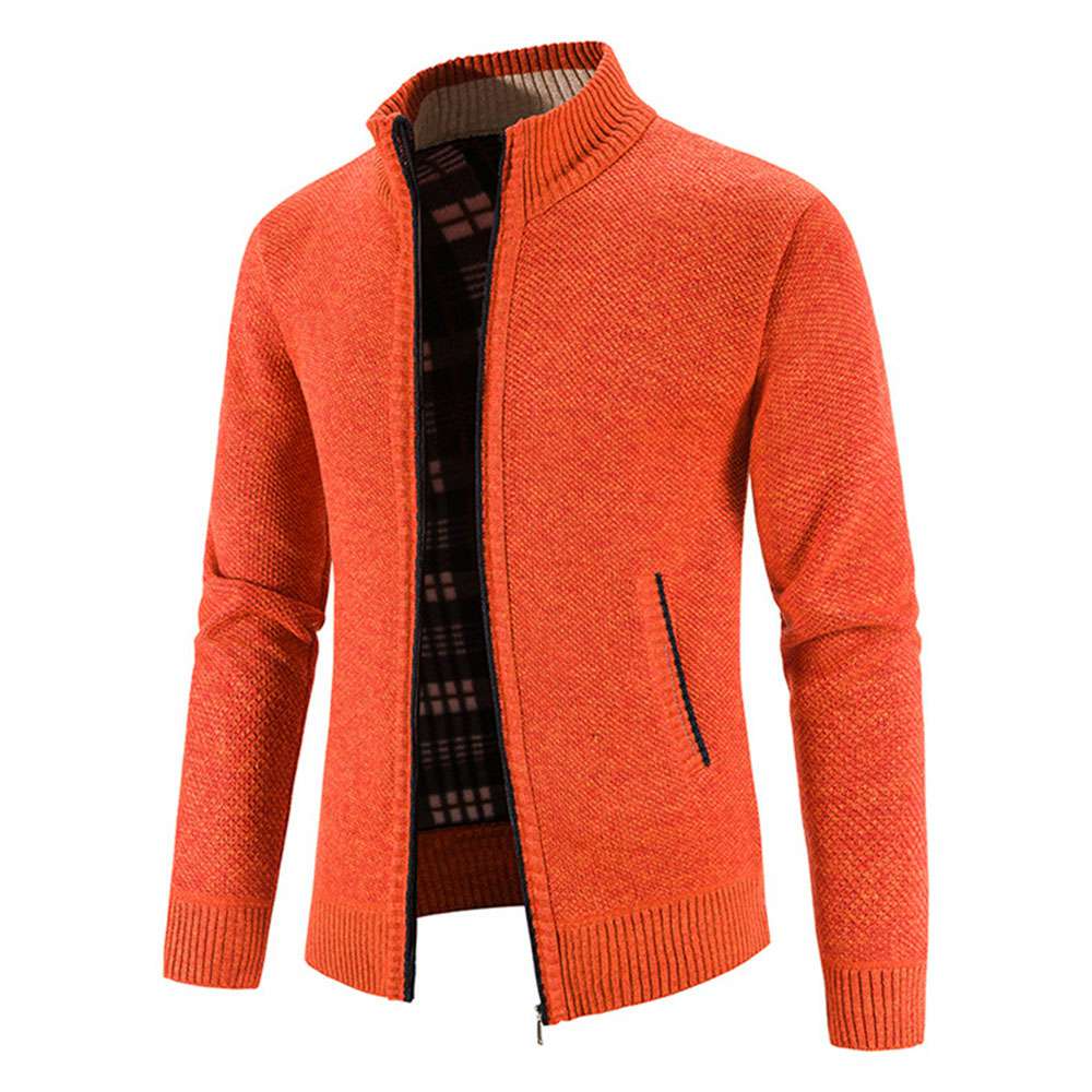 Men's slim knit cardigan P1243