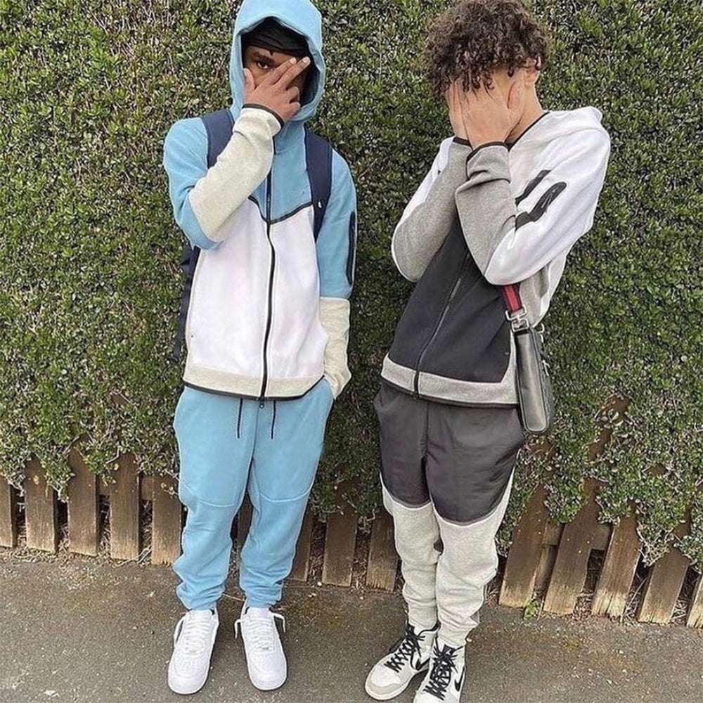 Men's Fashion Zipper Long Sleeve Trousers Set Men's Fashion Zipper Long Sleeve Trousers Set