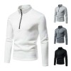 New Warm and Comfortable Half-Zip Turtleneck Men's Sweatshirt P1128