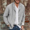 Men's loose simple cotton and linen suit jacket Men's loose simple cotton and linen suit jacket