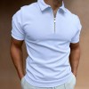Summer men's polo shirt solid color short-sleeved lapel t-shirt P1123 Summer men's polo shirt solid color short-sleeved lapel t-shirt P1123