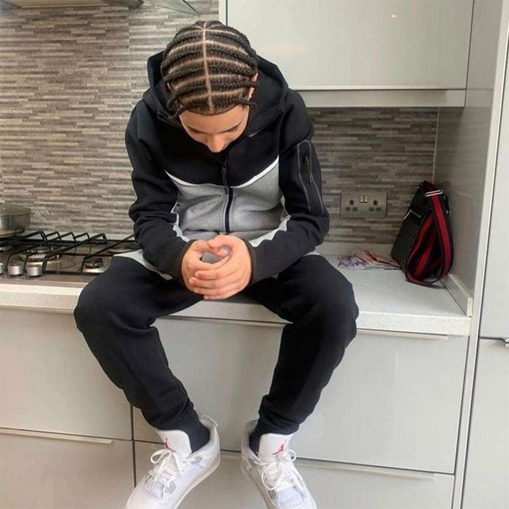 Men's Fashion Zipper Long Sleeve Trousers Set Men's Fashion Zipper Long Sleeve Trousers Set
