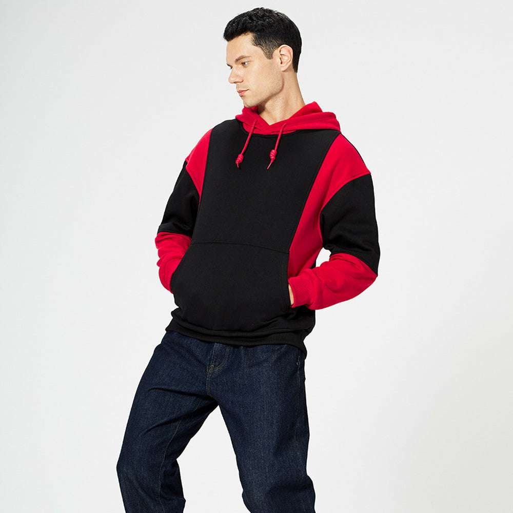 New Fashion Colorblock Men's Trendy Hoodie