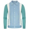Knit long-sleeve cardigan with contrasting color buttons P1089 Knit long-sleeve cardigan with contrasting color buttons P1089