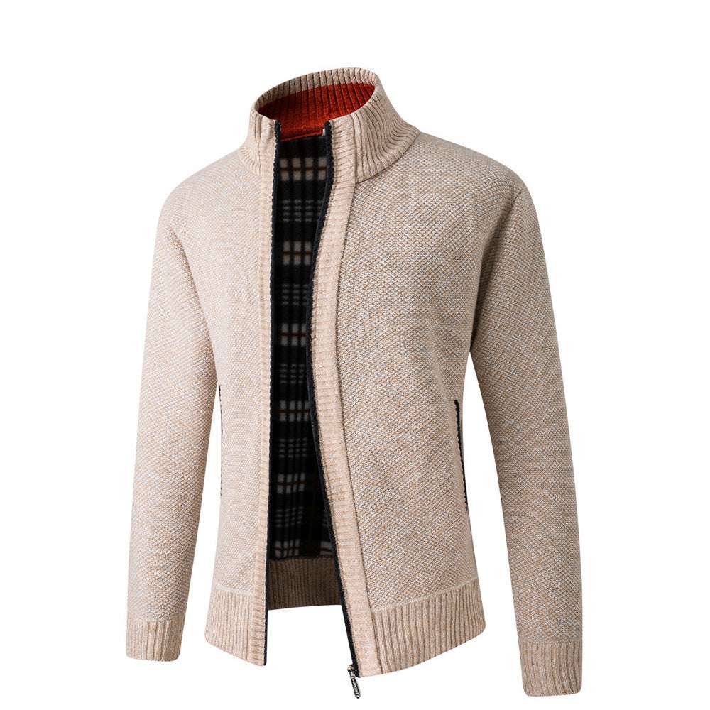 Men's slim knit cardigan P1243