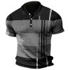 Summer Fashion Men's Color Block Polo Shirt P1113