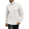 Men's Solid Color Long Sleeve Knit Turtleneck Sweater Men's Solid Color Long Sleeve Knit Turtleneck Sweater