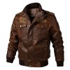 Soft Slim Men's Autumn and Winter Leather Jacket Soft Slim Men's Autumn and Winter Leather Jacket