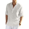 New Spring Summer Men's Comfortable Breathable Linen Shirt New Spring Summer Men's Comfortable Breathable Linen Shirt