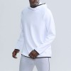 Men's Long Sleeve Solid Color Hooded Professional Sports Sweatshirt