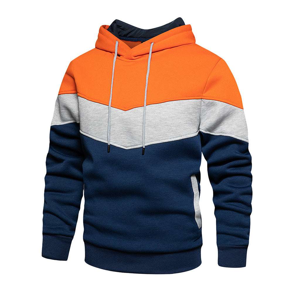 Couple's Fashion Colorblock Fleece Sweatshirt