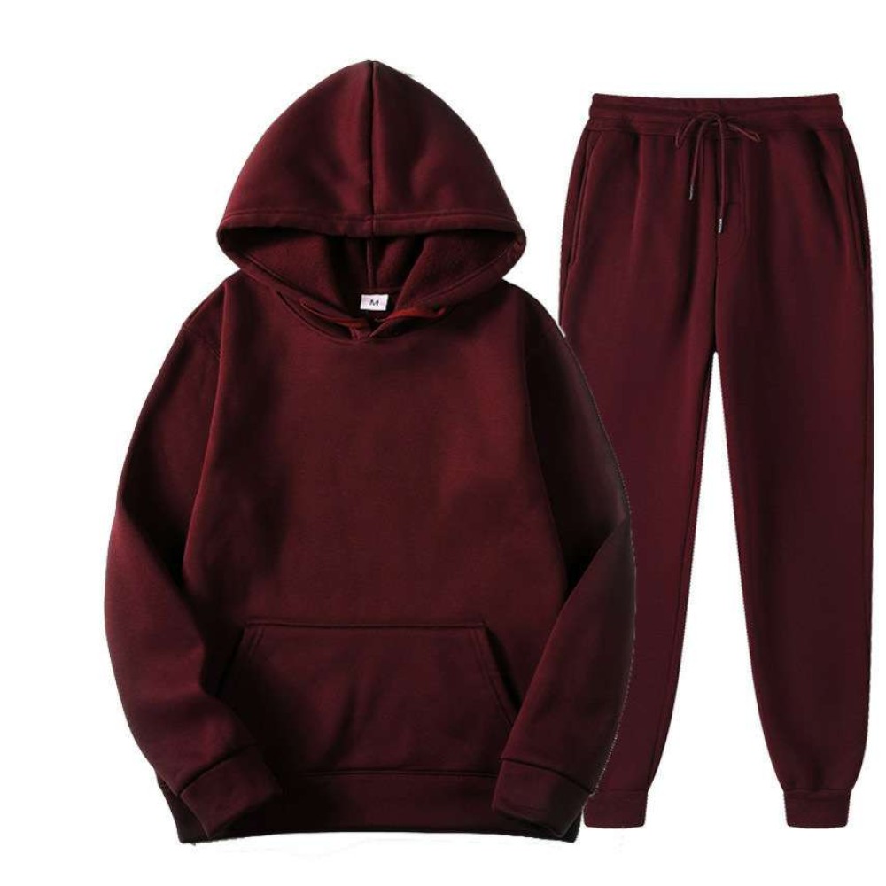 Enjoyzones Men's new fashion thickened hooded suit Enjoyzones Men's new fashion thickened hooded suit