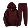 Enjoyzones Men's new fashion thickened hooded suit Enjoyzones Men's new fashion thickened hooded suit